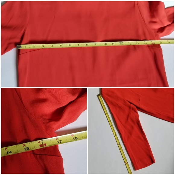 Sandro Reveil Metallic Hem Long Sleeve Shift NWT - Picture 4 of 8